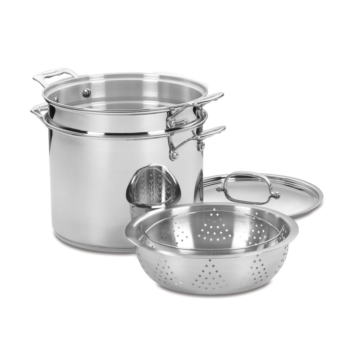 Chef's Classic™ Stainless 12 Quart Pasta/Steamer 4 Piece Set